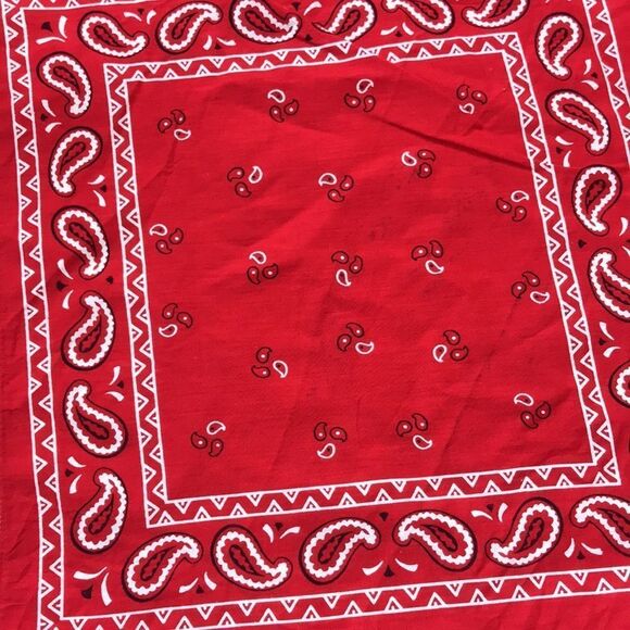 VTG, 4 Ps, BANDAS GUARANTEED FAST COLOR ALL COTTON RN 14193 UNISEX SZ, 18X16 main image 5